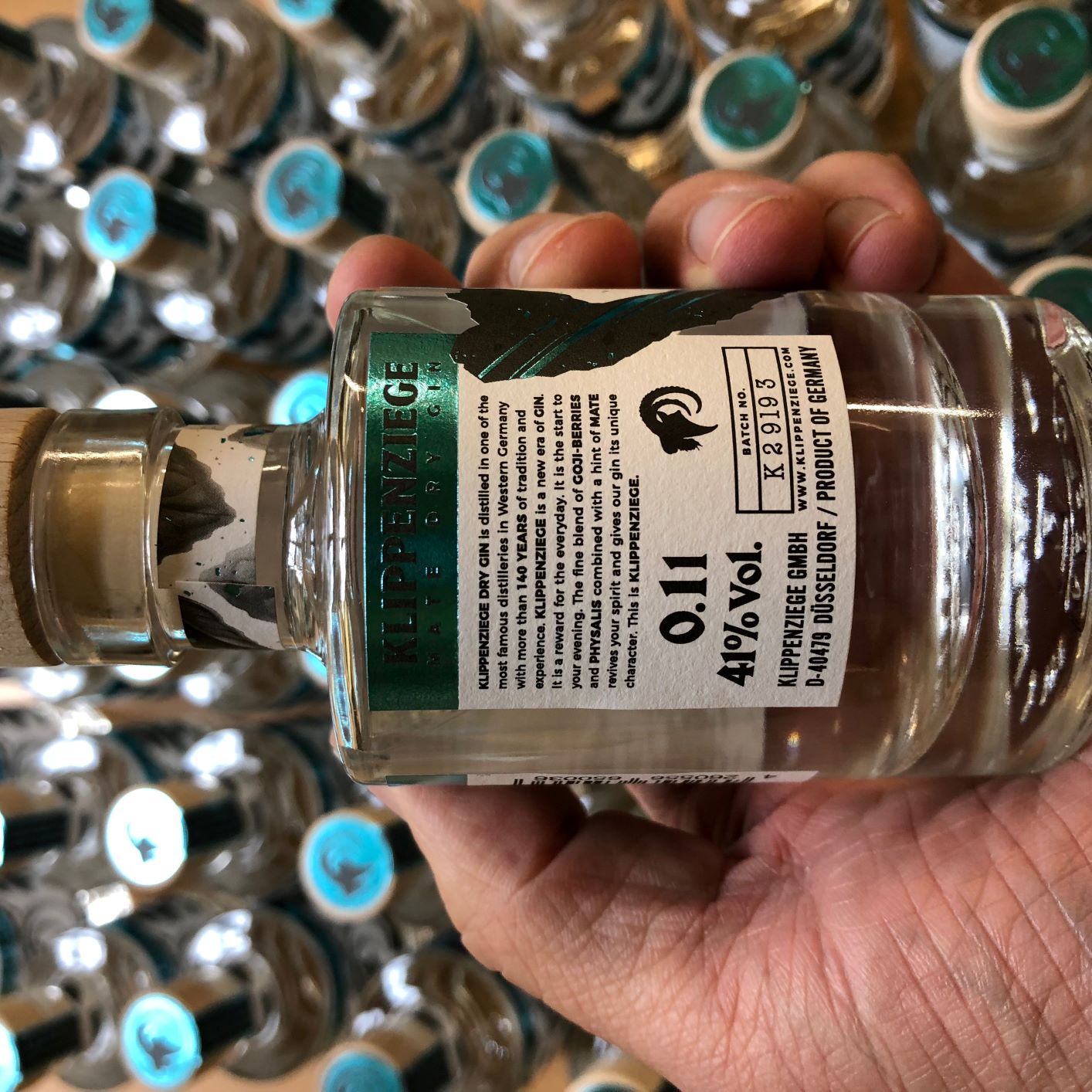 KLIPPENZIEGE Mate Dry Gin MINI 0,1l / 41 % Vol.