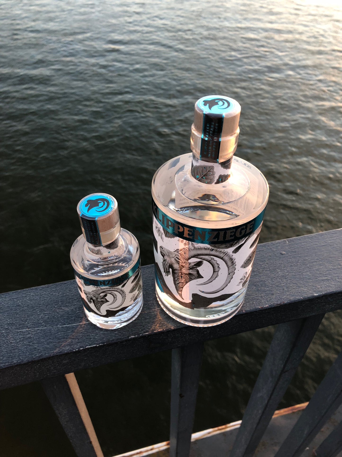 KLIPPENZIEGE Mate Dry Gin 41 % Vol. | DUO PAKET 0,5L + 0,1L